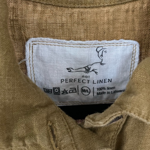 notPERFECTLINEN Bronze and Teal Midi Dresses - Picture 8 of 8